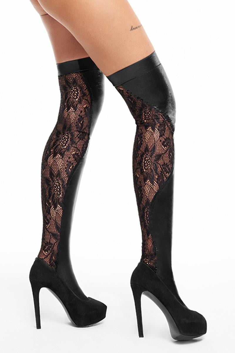 Schwarze Strümpfe S592 von 7-Heaven Schwarze Strümpfe S592 von 7-Heaven